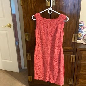 Adrianna Papell lace sleeveless cocktail dress in EUC, only worn once!